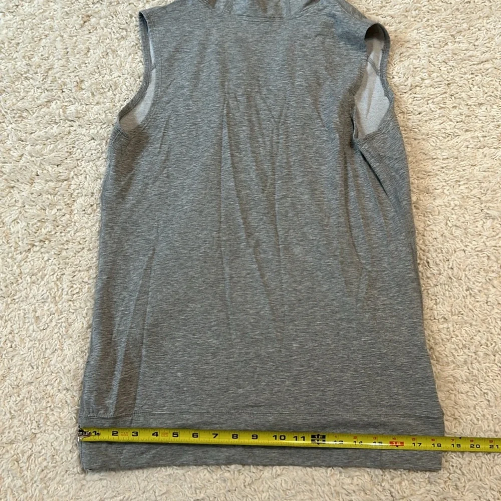 NIKE M hoodie 3/4 zip vest withh kangaroo front pocket